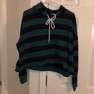 Crop top sweat shirt